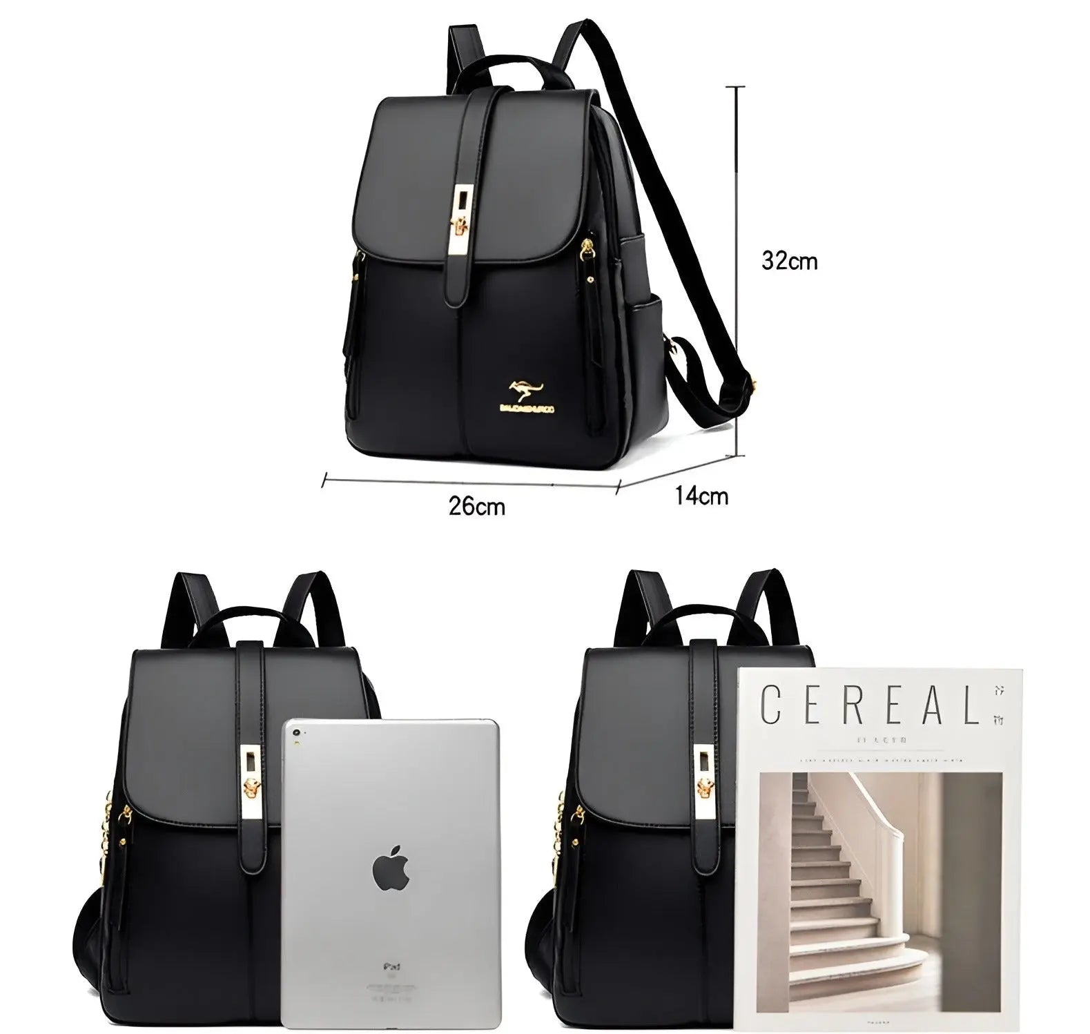 BowLift | Alena Backpack - Luxurious and High-Quality Leather Women's Handbag