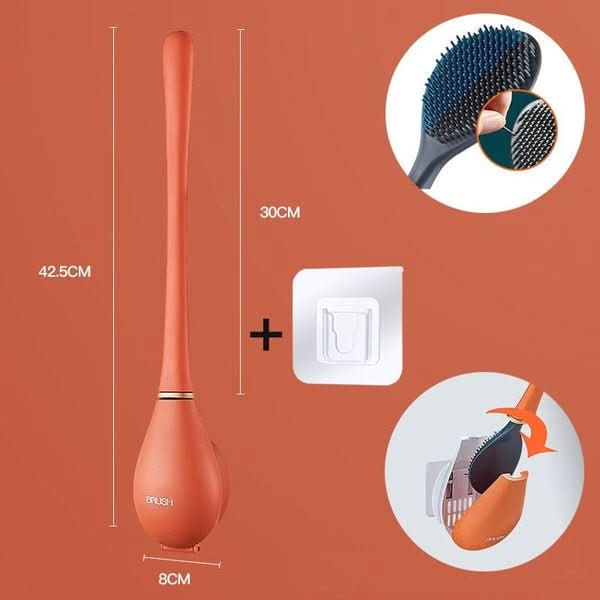 BowLift | Hygienic Silicone Toilet Brush with Holder
