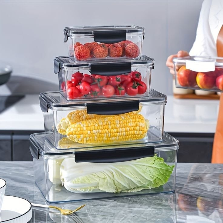 BowLift | 4 piece refrigerator storage containers