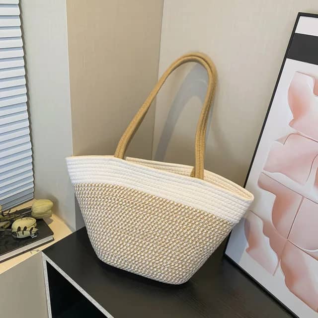 BowLift | Straw Woven Bag