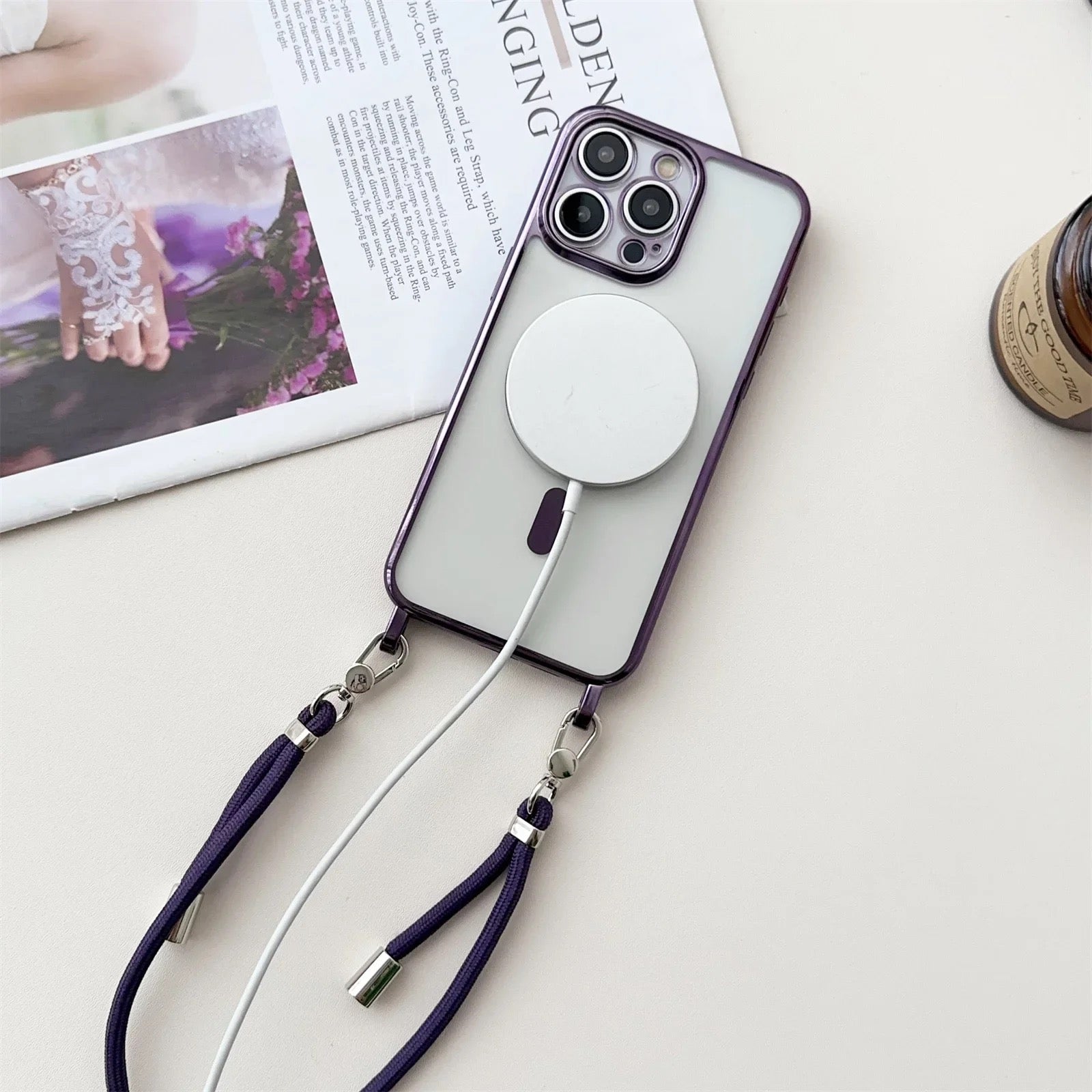 BowLift | iPhone Best MagSafe Shoulder Case - "Saint"