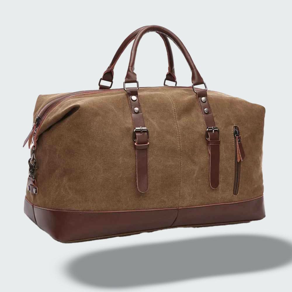 BowLift | Icon Canvas & Leather Travel Duffle Bag – 54cm