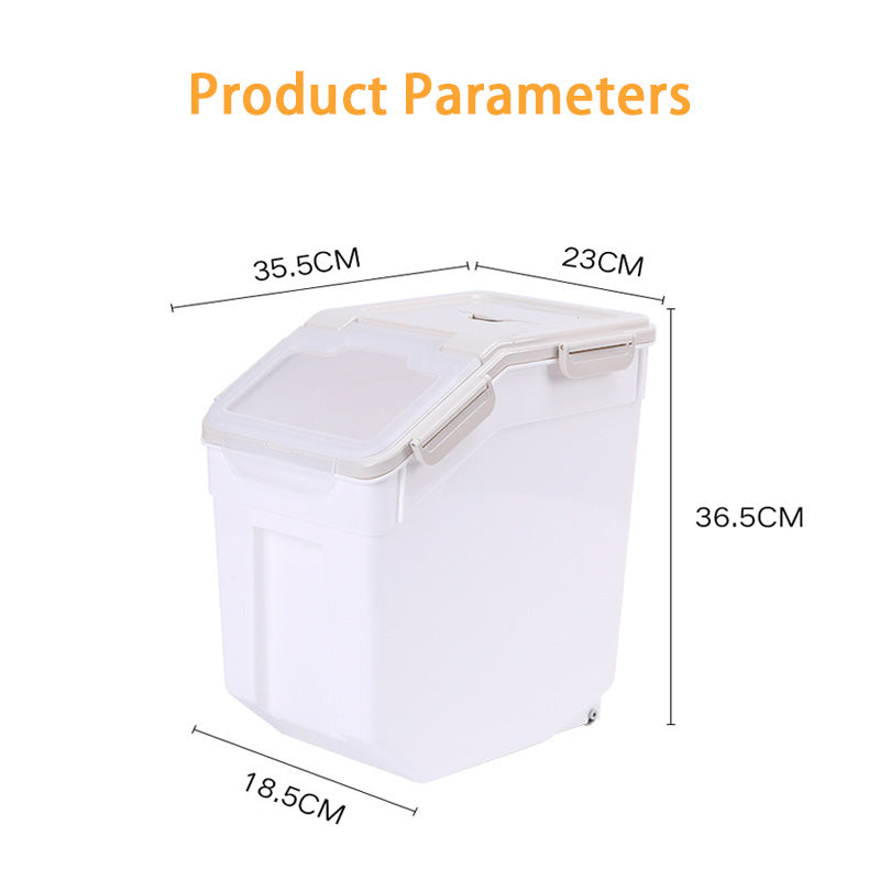 BowLift | Household Kitchen Rice Bucket, Moisture-Proof And Insect-Proof Thickened Sealed Grain Storage Box Rice Bucket Box