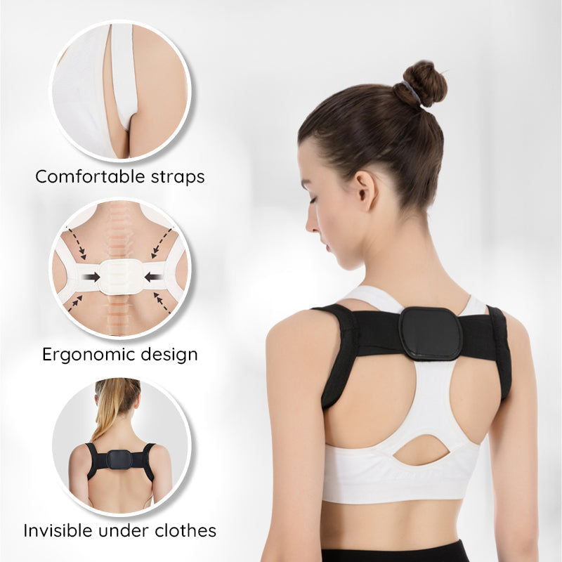 BowLift | Invisible Back Posture Corrector | Adjustable, Comfortable Design for Improved Posture and Back Support