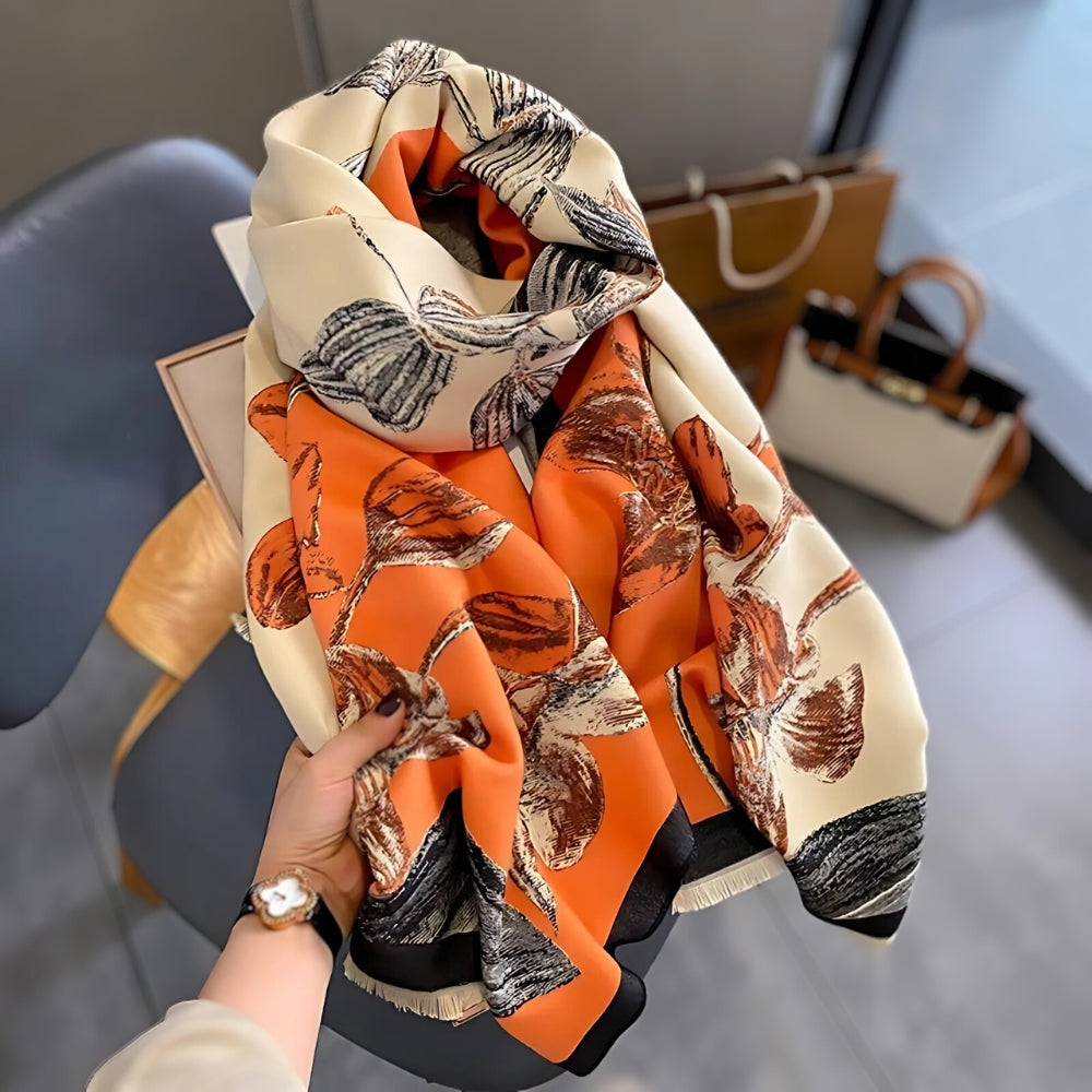 BowLift | Iris Floral Soft Scarf Shawl