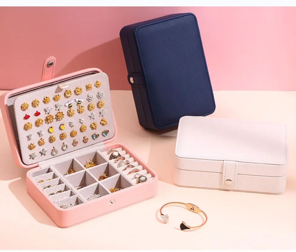 BowLift | Elegant Leather Jewelry Box for Rings & Earrings