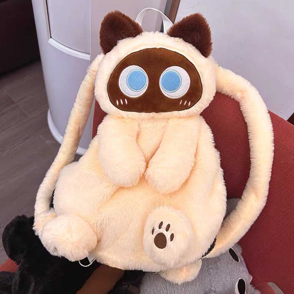 BowLift | Cute Cat Plush Backpack