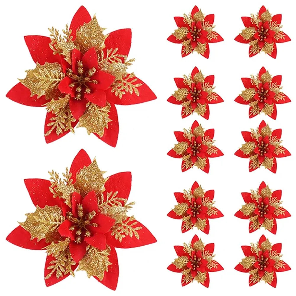 BowLift | Floravine Christmas Flowers – Luxury Artificial Flowers in Red, Pink and Gold for Party Decoration