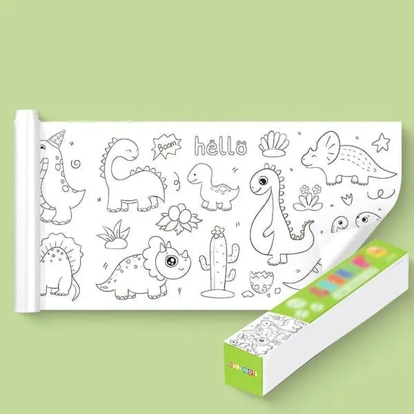 BowLift | Children's Creative Stencil Roller – Reusable Art Sticker Set for Kids