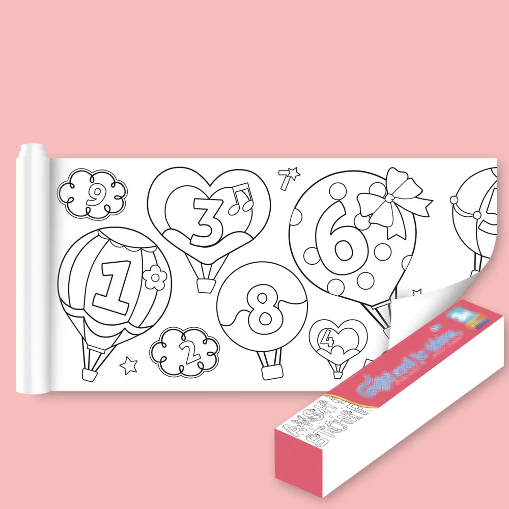 BowLift | Children's Creative Stencil Roller – Reusable Art Sticker Set for Kids