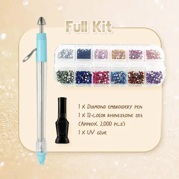 BowLift | Complete set for DIY diamond painting with pen