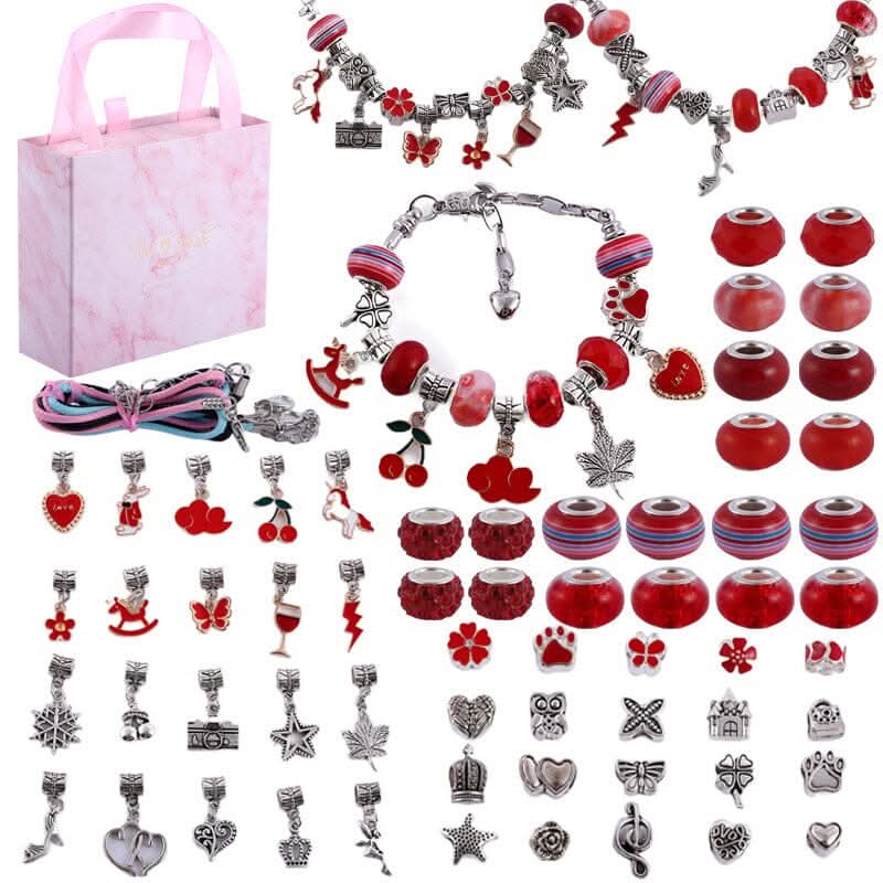 BowLift | Creative Bracelet Craft Kit for Girls with Sparkling Charms
