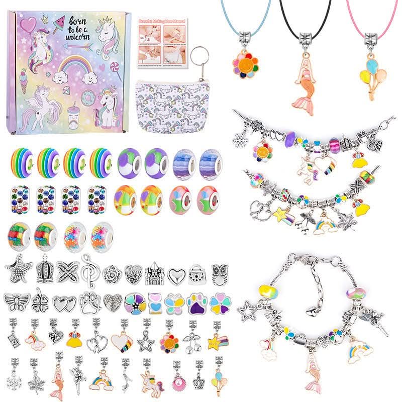BowLift | Creative Bracelet Craft Kit for Girls with Sparkling Charms
