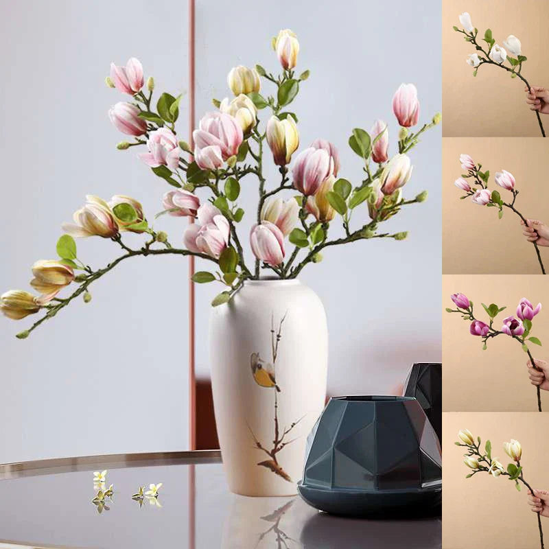 BowLift | SilkSplendor - Life-like artificial magnolia branches