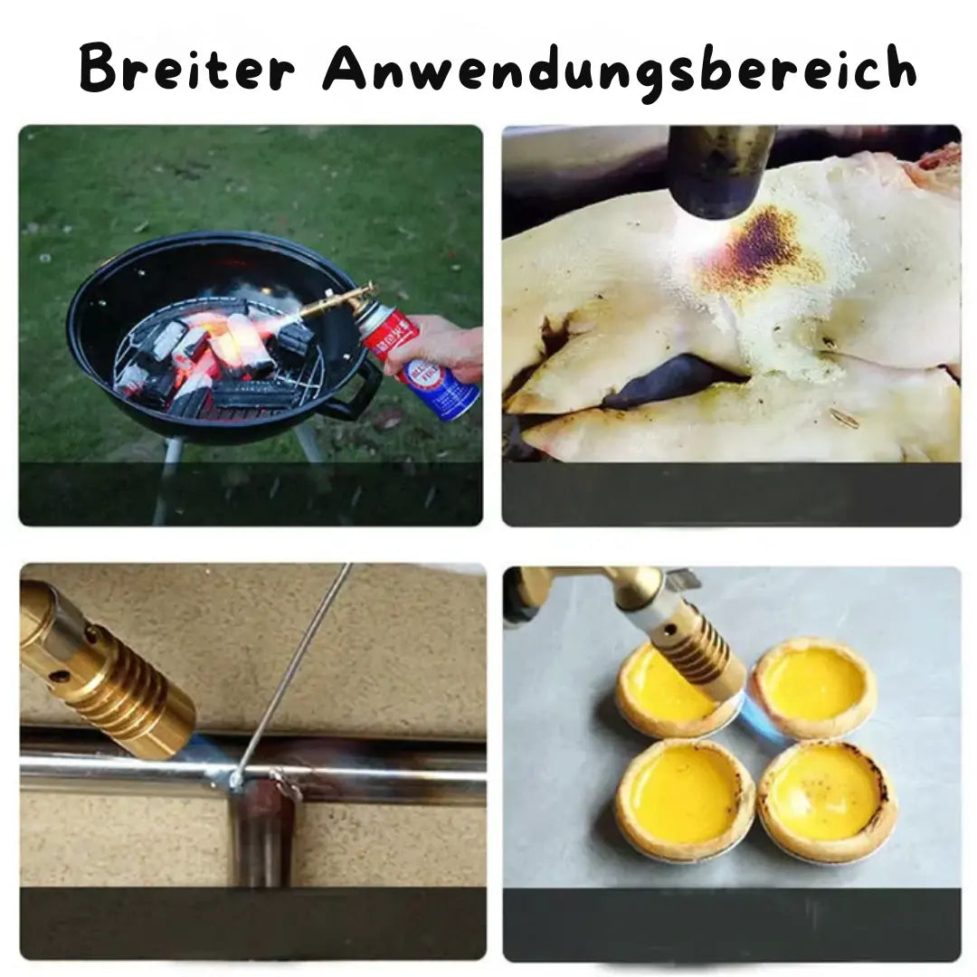 BowLift | Copper Gas Burner Portable – Safe Ignition Thanks to Safety Lock