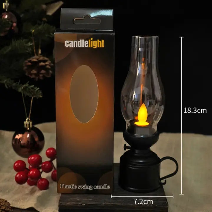 BowLift | LED Vintage Petroleum-Style Swing Candle Lamp