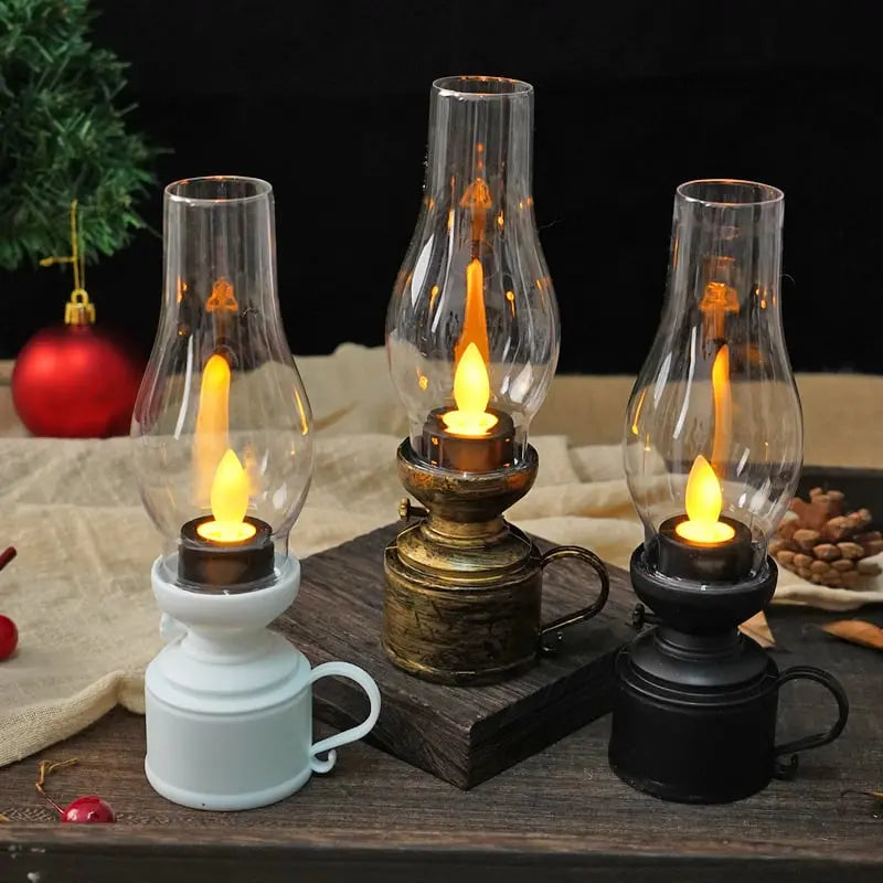 BowLift | LED Vintage Petroleum-Style Swing Candle Lamp