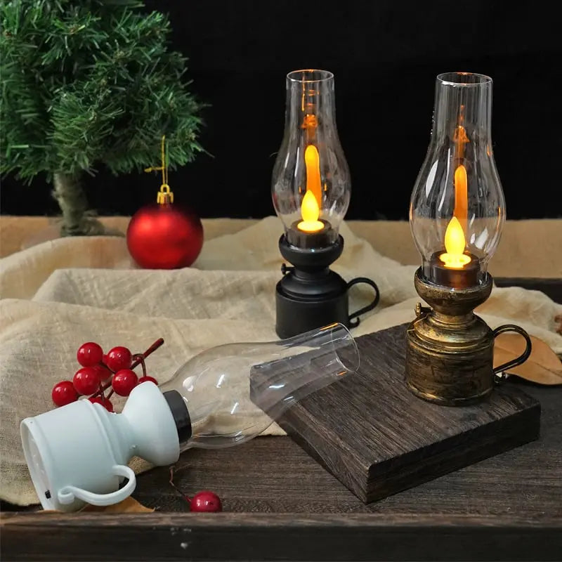 BowLift | LED Vintage Petroleum-Style Swing Candle Lamp