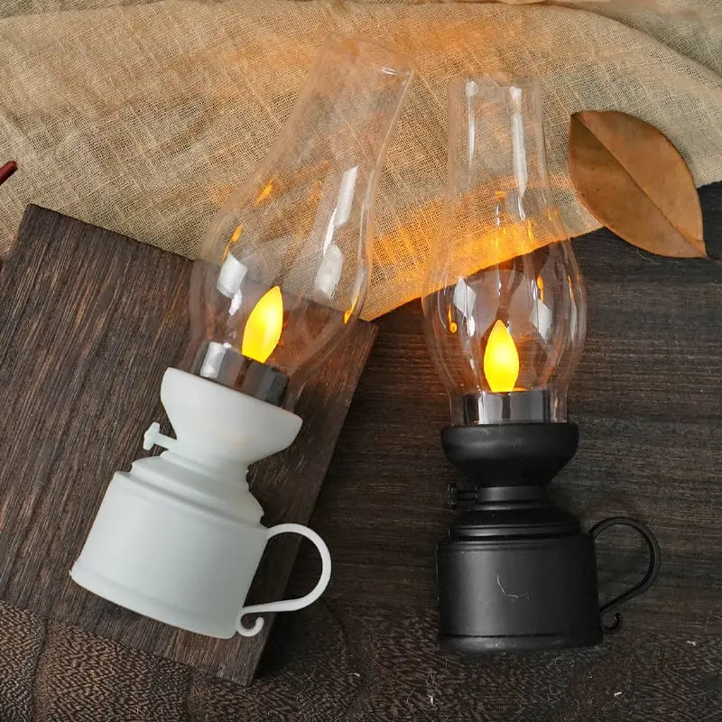 BowLift | LED Vintage Petroleum-Style Swing Candle Lamp