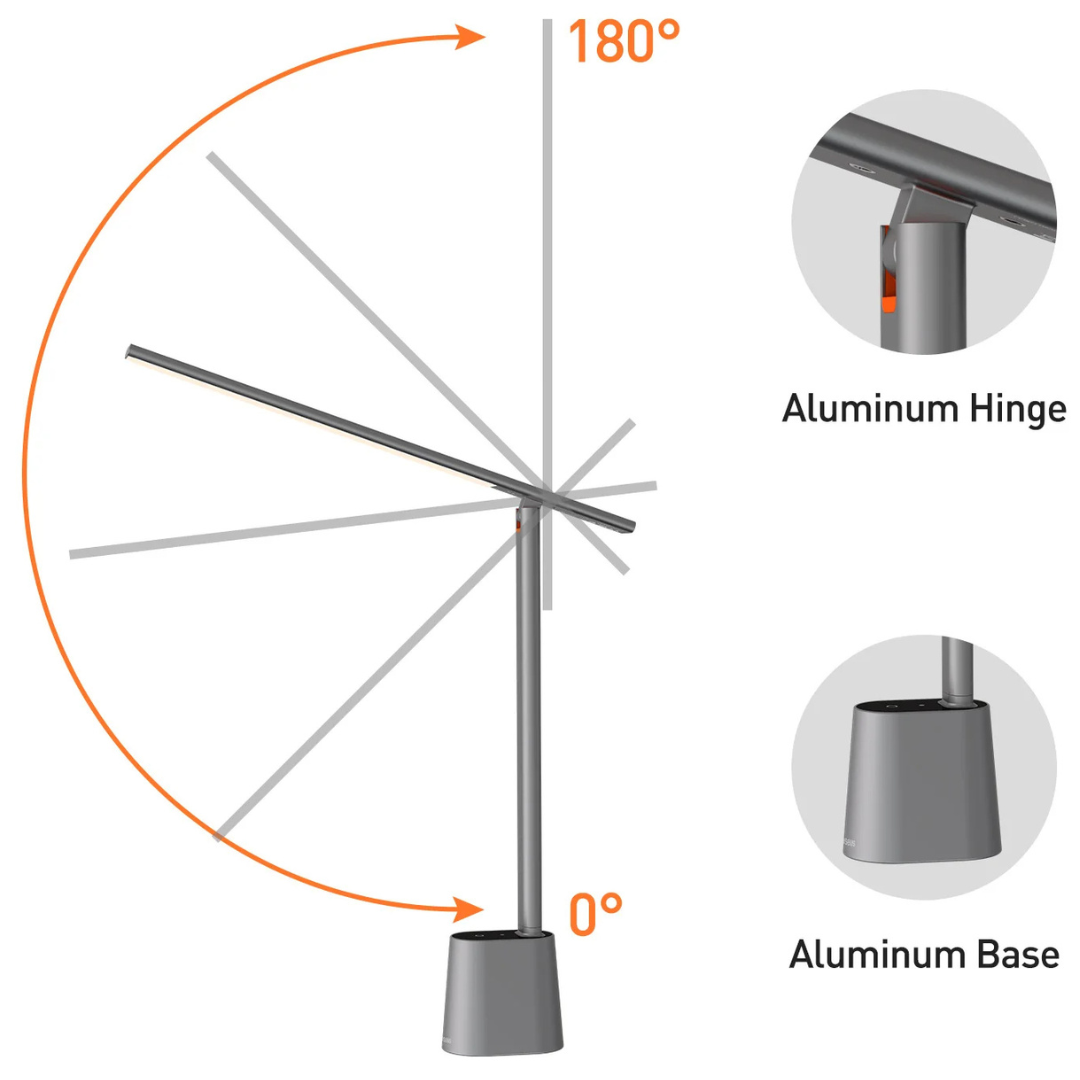 BowLift | Intelligent LED desk lamp with foldable & dimmable design