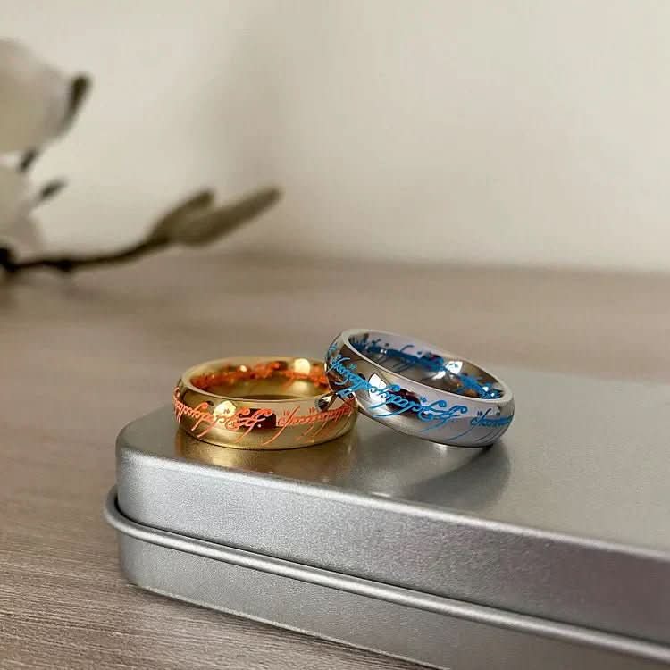 BowLift | Illuminated jewelry ring with engraving for luck & positivity