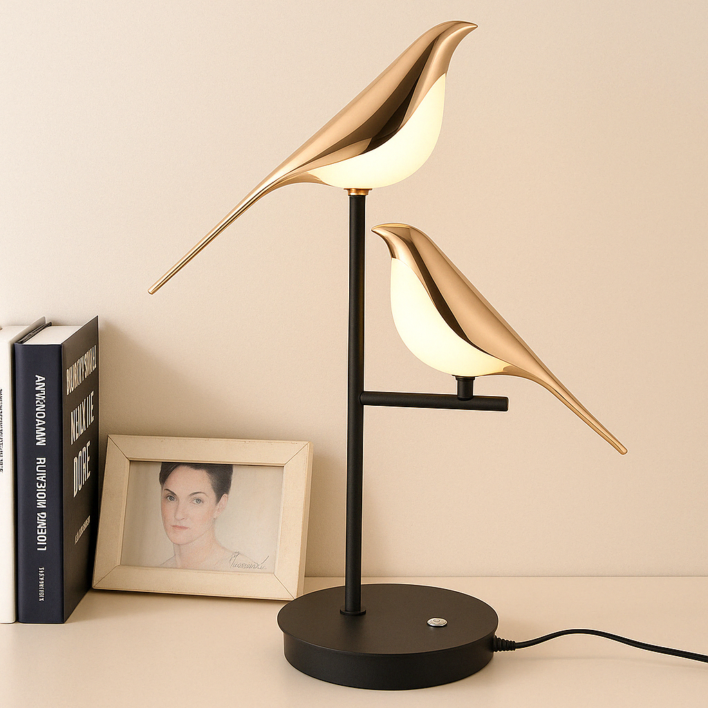 BowLift | MrBird Table Lamp – Charming Decorative Bird-Shaped Lamp with Soft LED Light