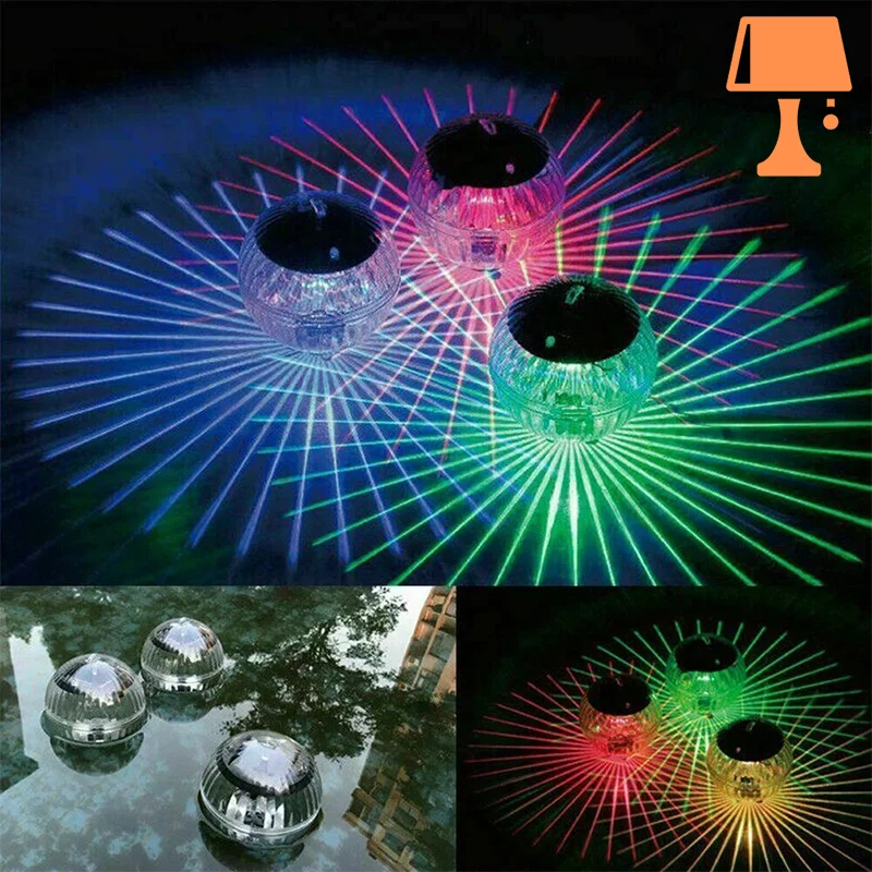 BowLift | AquaGlow - Solar-powered floating LED lights