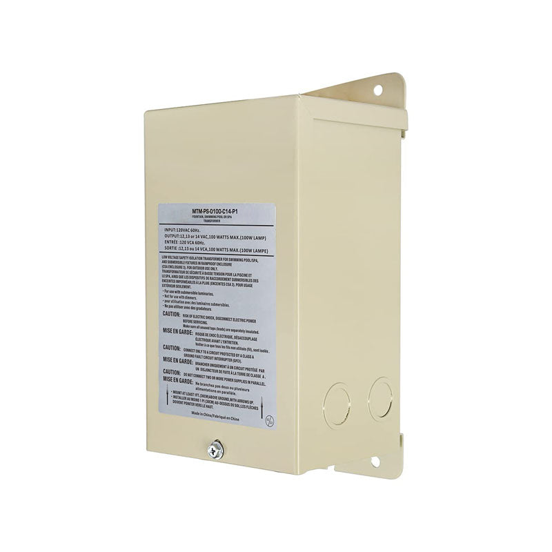 BowLift | 100w Lighting Safety Transformer Pool Light Transformer for Pool Lighting, Fountain Lights and Outdoor Lighting Products