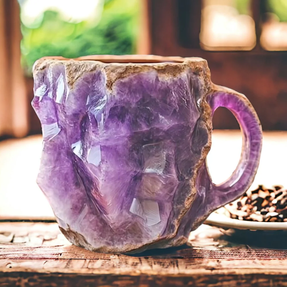BowLift | Coffee Mug with Natural Crystal Stone Look