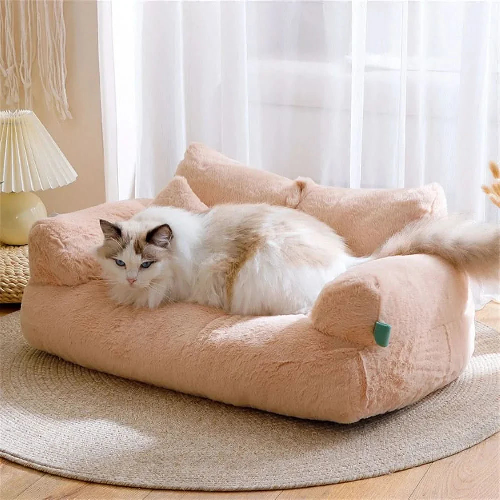 BowLift | FLUFFYCOMFORT – Luxurious pet sofa made of plush for maximum relaxation comfort
