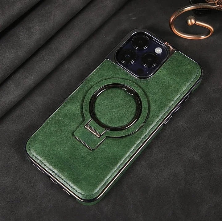 BowLift | Luxury Leather Invisible Stand iPhone Case