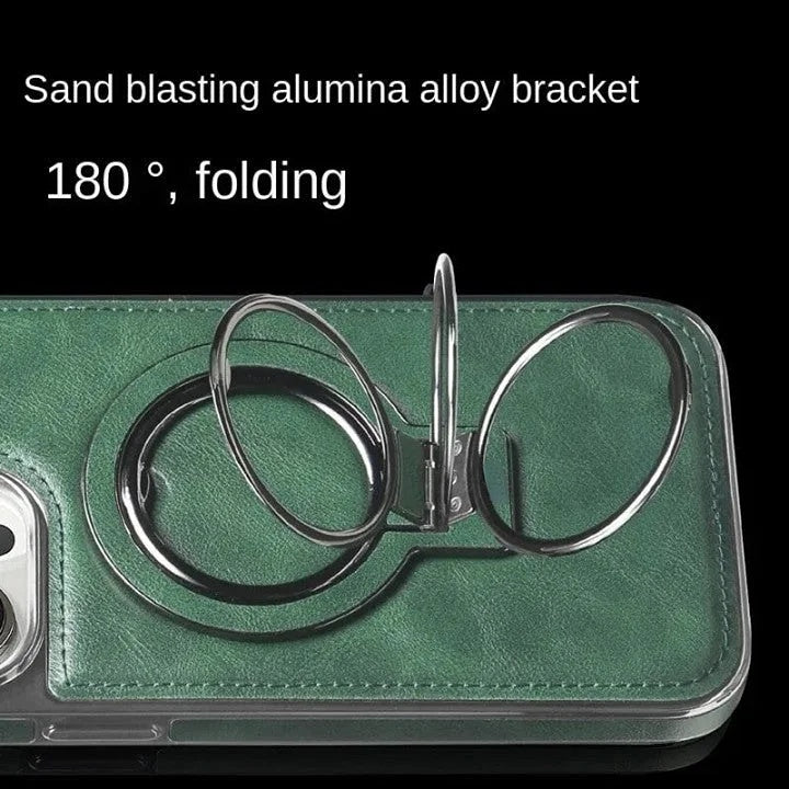 BowLift | Luxury Leather Invisible Stand iPhone Case