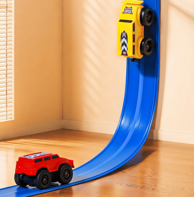BowLift | 5-Piece Magnetic Wall Climbing Toy Car Set