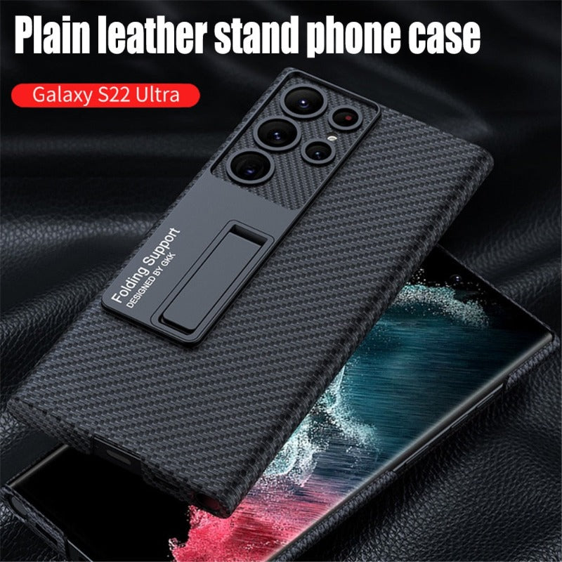 BowLift | Luxurious, ultra-thin leather phone case, shockproof, for Samsung Galaxy 23