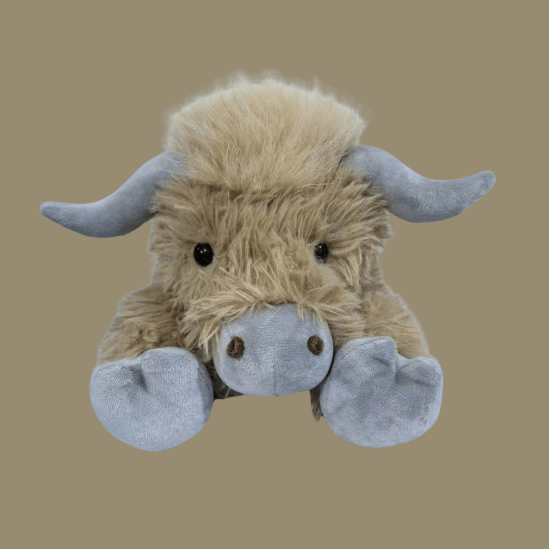 BowLift | Enchanting Highland Cattle Plush Toy with Fluffy, Rustic Charm