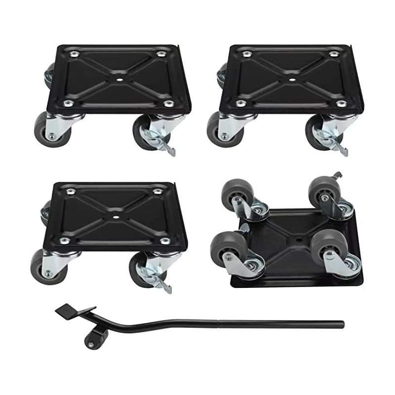 BowLift | Furniture Dolly 5 Wheels Heavy Duty Large Size Carbon Steel Panel Air Fridge Movers Lifter With Rotatable Rubber Wheels