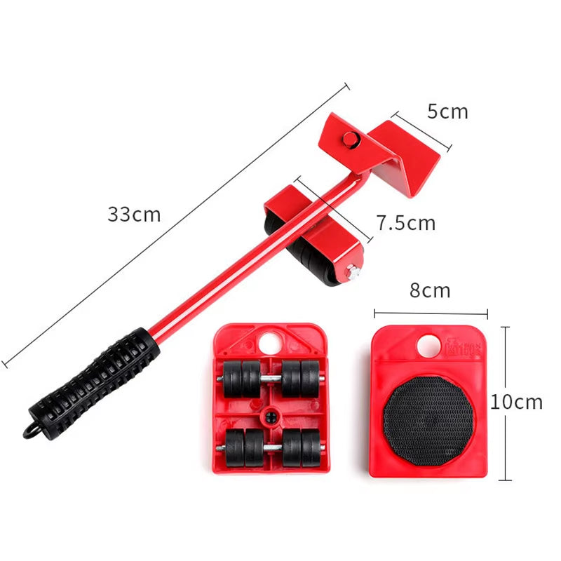 BowLift | Hot Sales 4 Pack Heavy Moving Device Universal Wheel Moving Furniture Bed Pulley Labor Saving Moving Tools