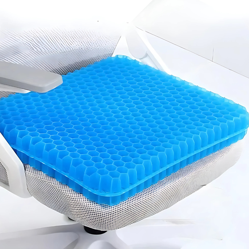 BowLift | Cooling Gel Seat Cushion | Breathable, Flexible & Pain Relief for Office Chairs, Cars, and Home Use