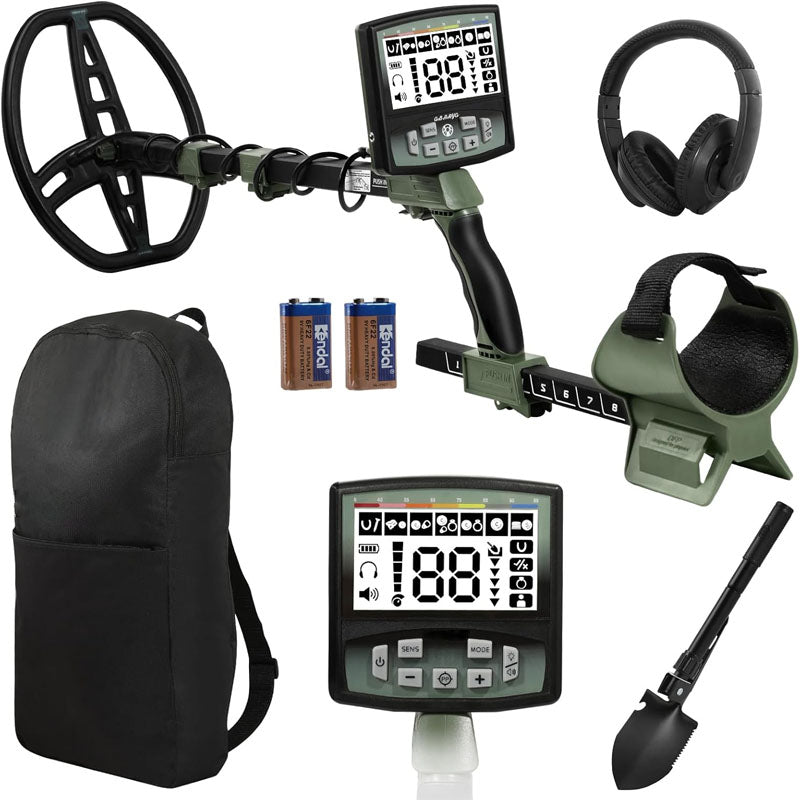 BowLift | 12" IP68 Coil Metal Detectors  Pinpoint Metal Detector Waterproof Gold and Silver New Advanced DSP Chip