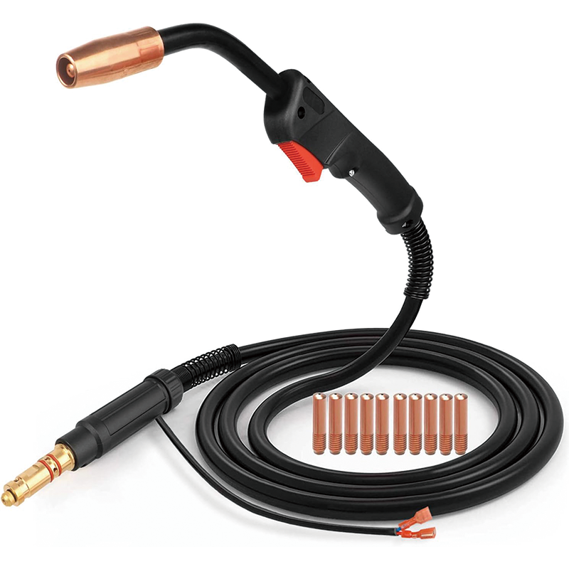 BowLift | 100Amp 10Ft MIG Welding Gun Torch Replacement,for Lincoln Magnum 100L K530-5,with 10PCS Mig Welding Contact Tips