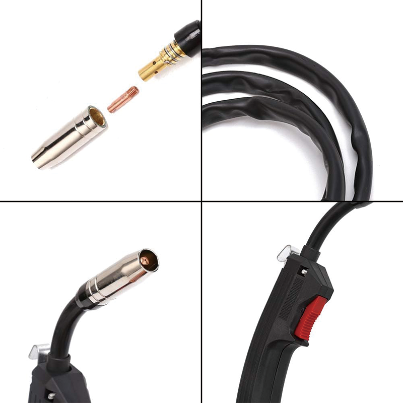BowLift | 10FT Mig Welding Gun, 100A MIG Weld Gun Torch Stinger Replacement for Chicago MIG Welding Gun Electric Welder Complete Replacement Parts Torch Stinger