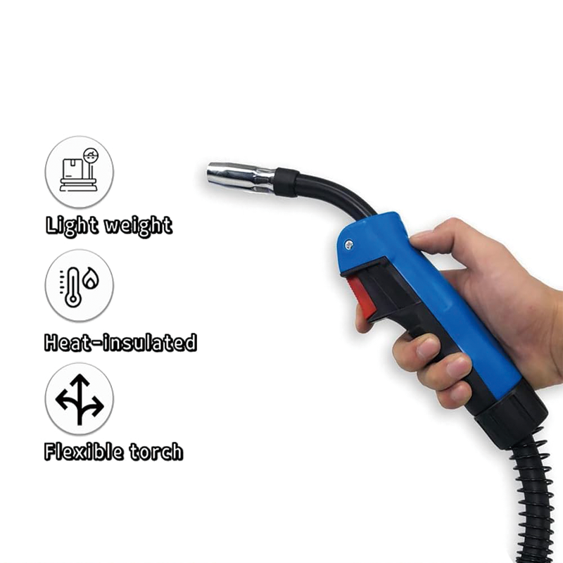 BowLift | 10Ft Mig Welding Gun, MIG Welder Torch Inert Gas for MIG MAG Welding Binzel Type Flexible Head