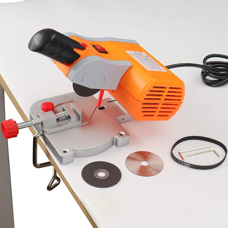 BowLift | Table Miter Saw Micro Compound Cutting - Mini Miter Cutting Saw for Metal Wood Plastic Craft Making Carbon Arrow Shaft Cutting, Up to 45° Adjustable Small Electric Table Saw