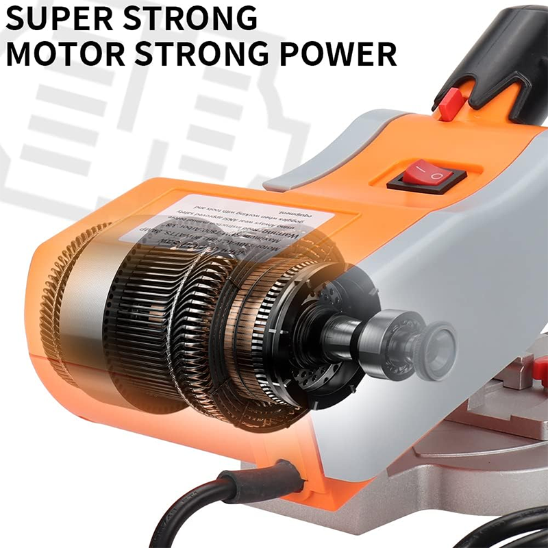 BowLift | Table Miter Saw Micro Compound Cutting - Mini Miter Cutting Saw for Metal Wood Plastic Craft Making Carbon Arrow Shaft Cutting, Up to 45° Adjustable Small Electric Table Saw
