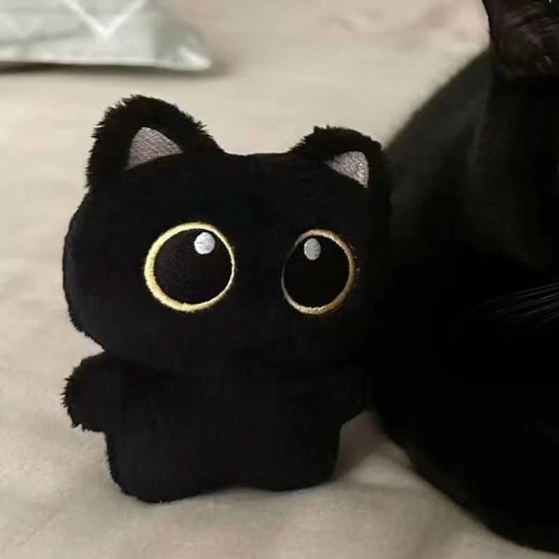 BowLift | Black Plush Kitten 10 cm for Children