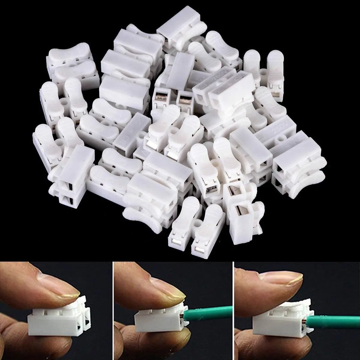 BowLift | Effortless Push Wire Connectors (55 pieces) – Safe & Reliable Electrical Connections