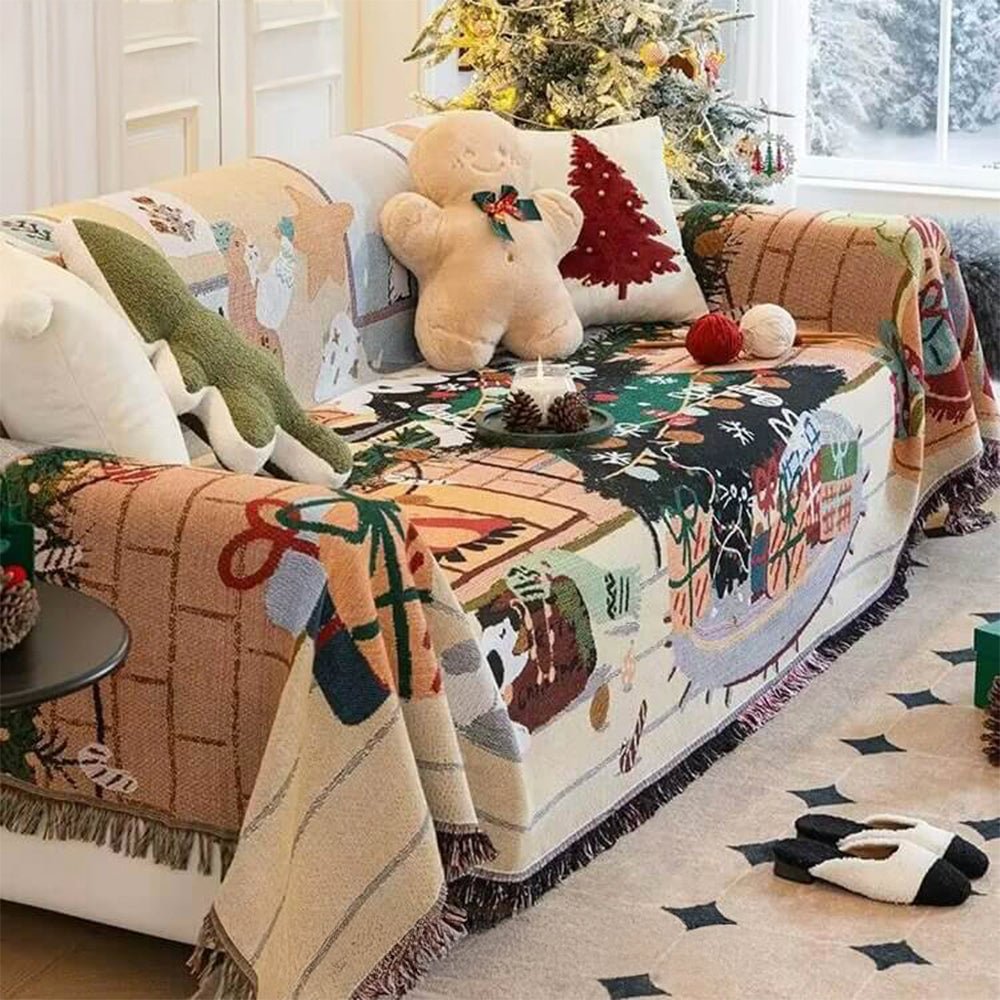 BowLift | Easy-care Christmas slipcover for sofas