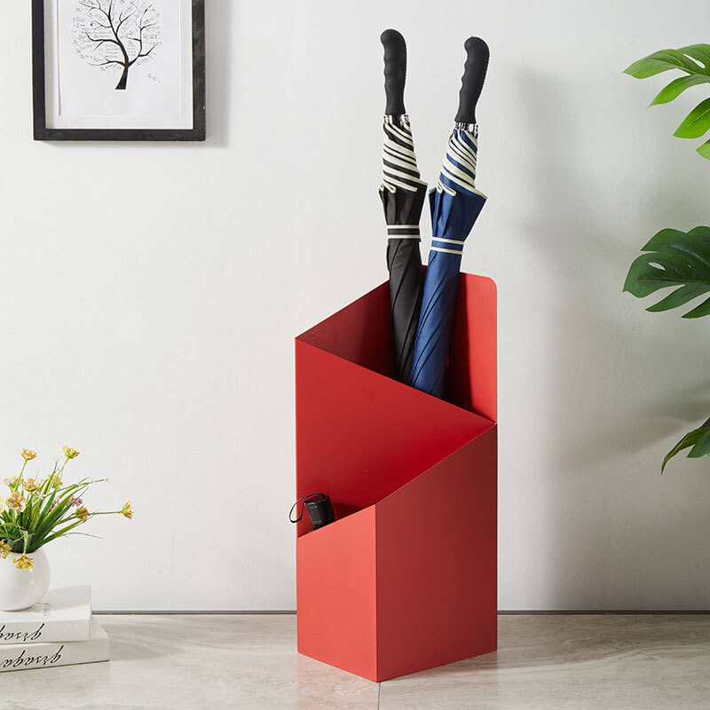 BowLift | DripFrame Umbrella Stand with Drip Tray – Scandinavian Minimalist Metal Umbrella Holder