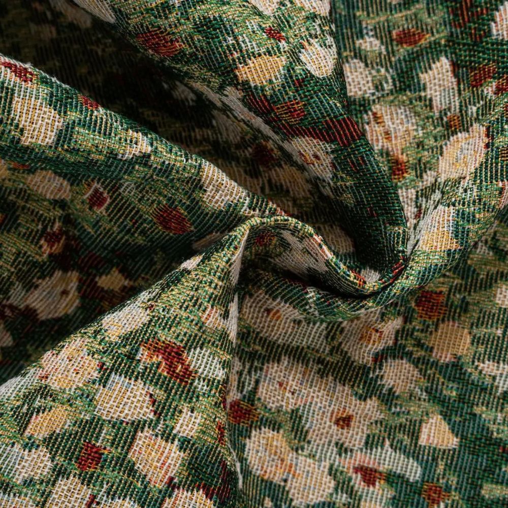 BowLift | Ditsy Floral Tassel Curtain Panel for Bedroom or Living Room