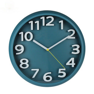 BowLift | 3D Large Number Silent Wall Clocks 12.5 Inch Battery Operated